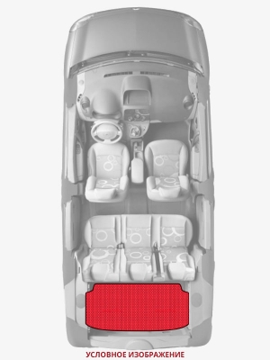 ЭВА коврики «Queen Lux» багажник для Chevrolet Cruze (1G)